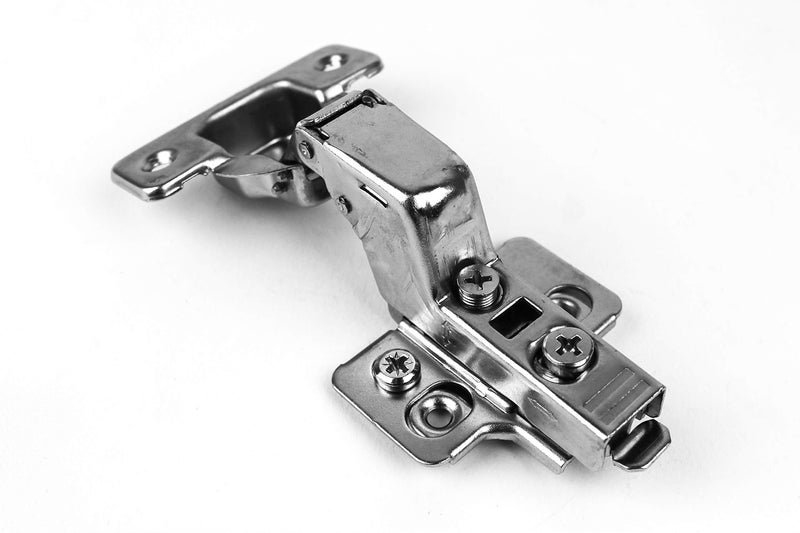 Berta (2 Pieces) Half Overlay Soft Close Frameless Hinges, 110 Degree 6-Ways 3-Cam Adjustment Concealed Kitchen Cabinet Door Hinges - Image 3